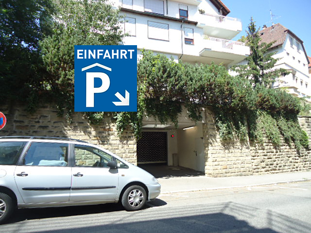 Tiefgarage in der Arminstraße 14, Stuttgart